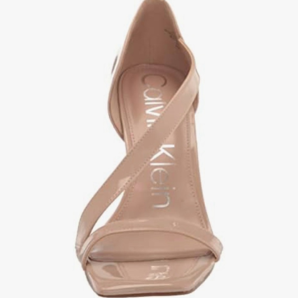 Calvin Klein Blush Strappy Heels - Picture 3 of 6